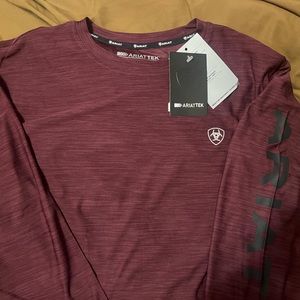 Men’s AriatTek Long sleeve shirt sz M NWT